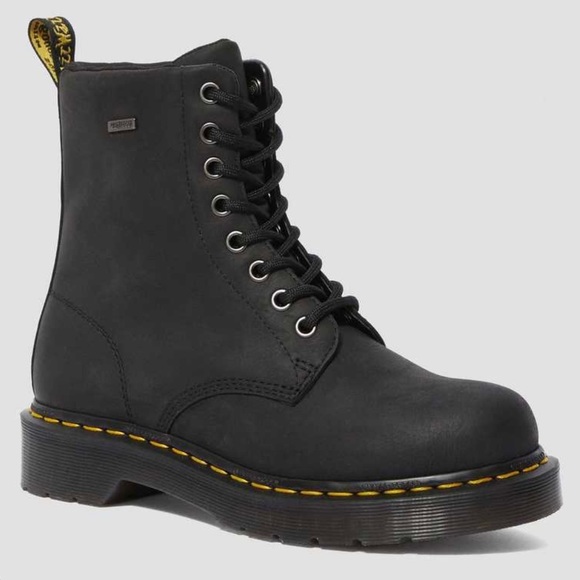Dr. Martens Shoes - Dr. Martens 1460 Waterproof Black Combat Boots size 8